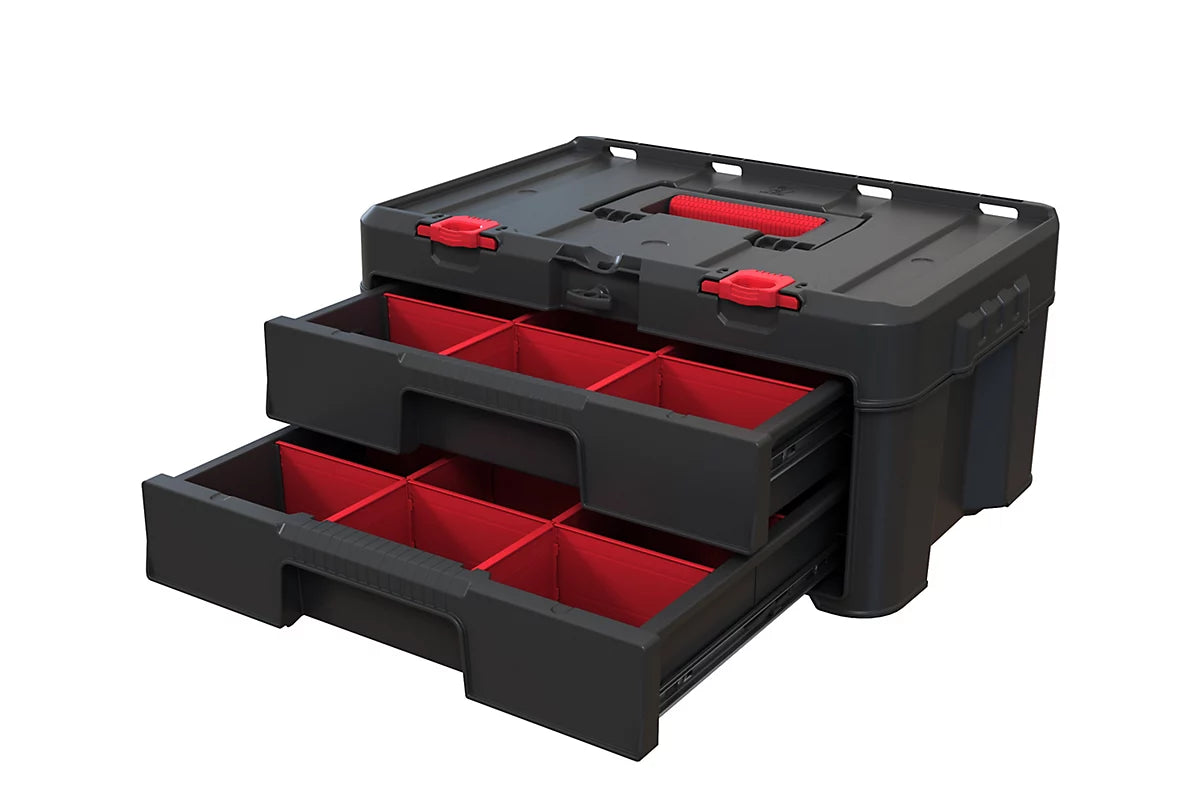 KETER Gereedschapskoffer 2 Lades Stack`n`roll