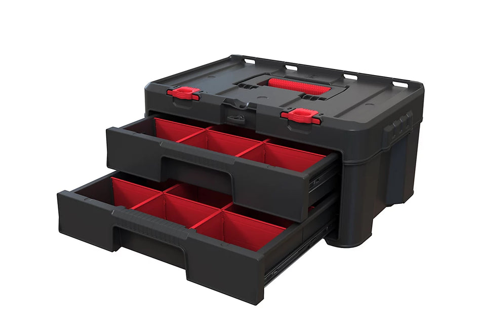 KETER Gereedschapskoffer 2 Lades Stack`n`roll