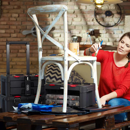 KETER Gereedschapskoffer 2 Lades Stack`n`roll