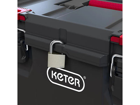 KETER gereedschapskoffer op wielen Stack`n`roll